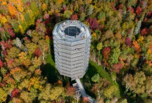 tour-panoramique-filet-sentier-des-cimes-laurentides-vue-de-haut